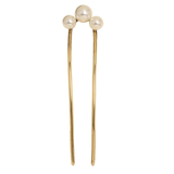 Gretel Hairpin Gold Pearl