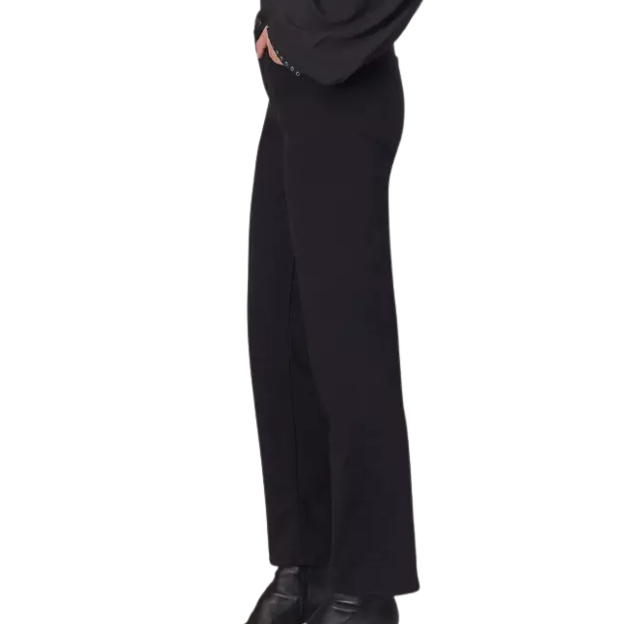 Harlow Mid-Rise Ankle Straight Black