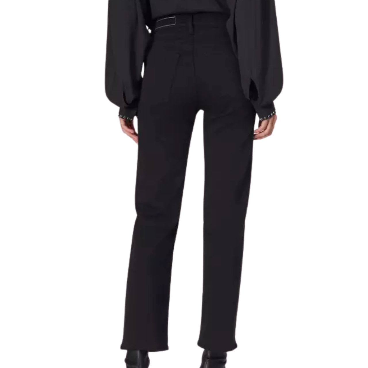 Harlow Mid-Rise Ankle Straight Black