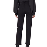 Harlow Mid-Rise Ankle Straight Black