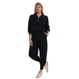 Hawley Half Zip Sweat Black