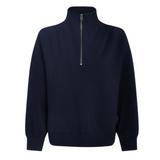 Hawley Half Zip Sweat Navy