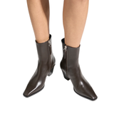 Hedvig Moka Leather Boots