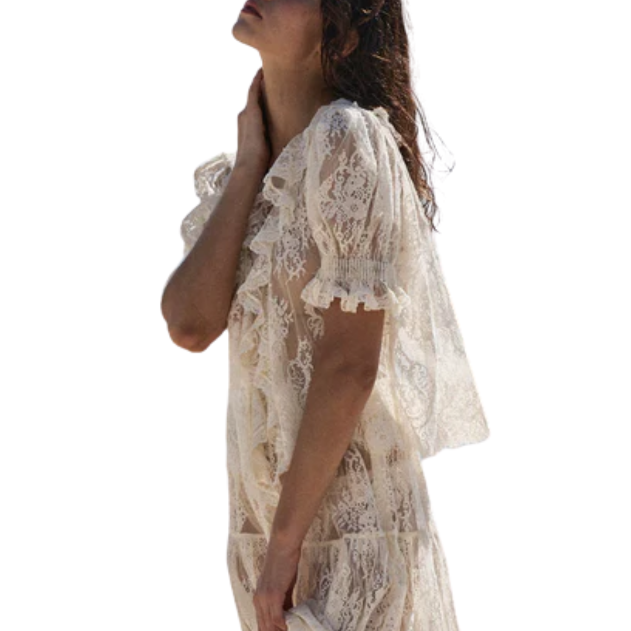 Henri Lace Top Sea Salt