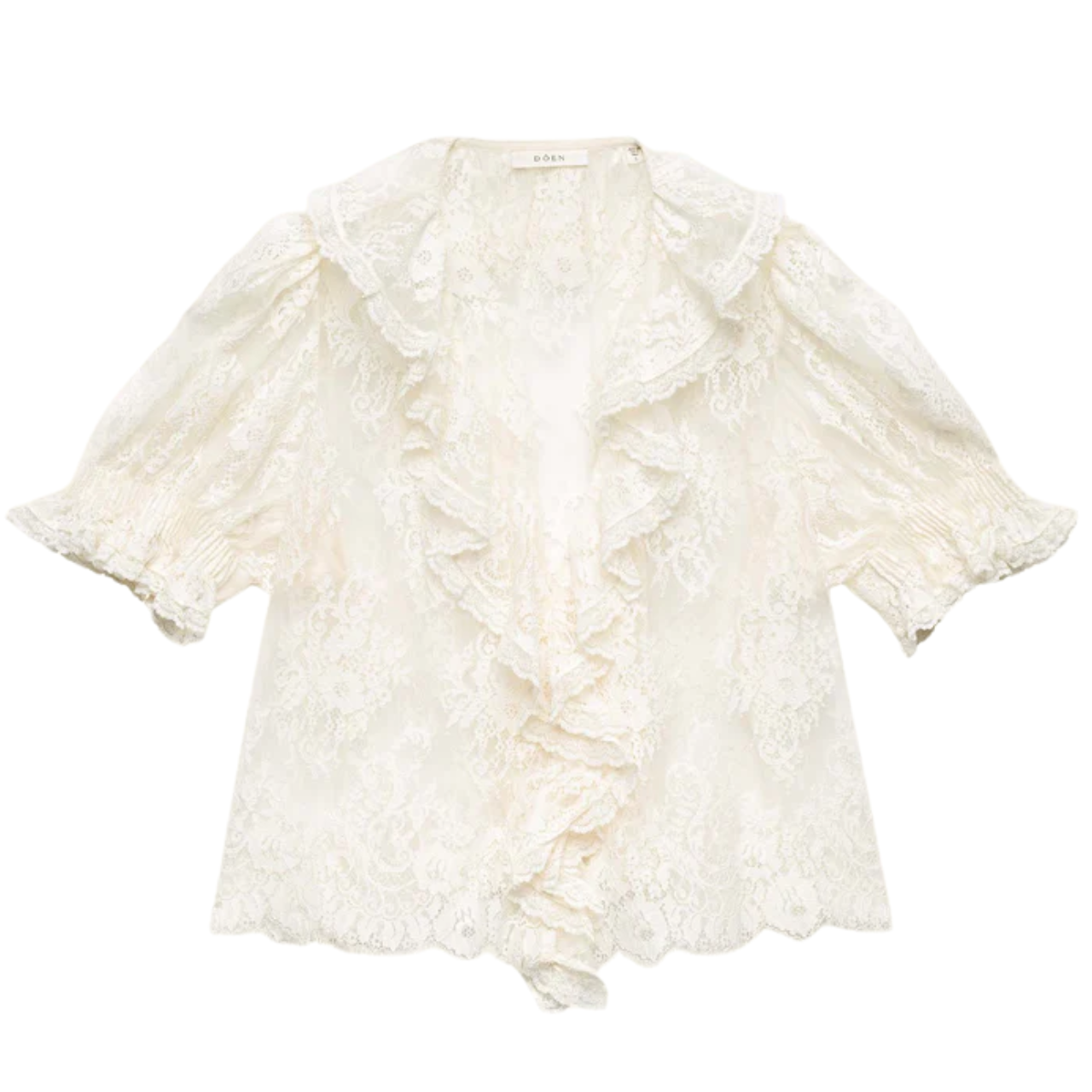 Henri Lace Top Sea Salt