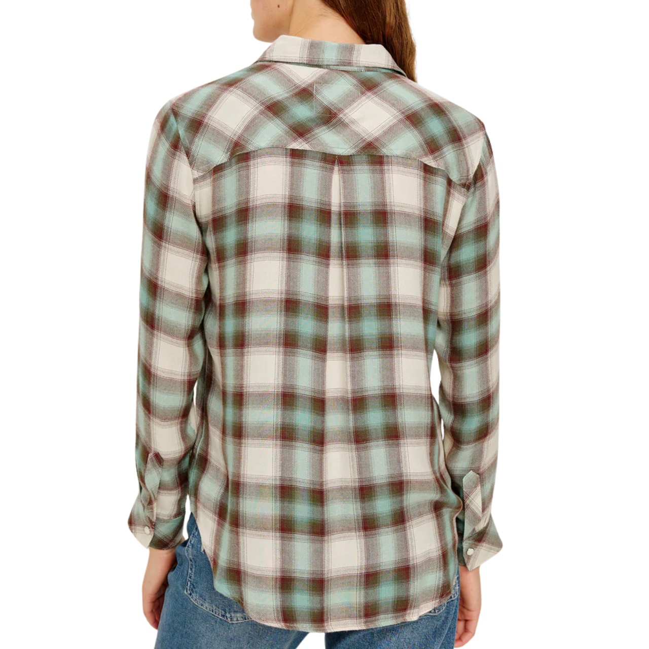 Hunter Shirt Birch Olive Teal