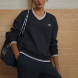Iona V-Neck Sweat Navy