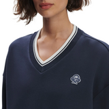 Iona V-Neck Sweat Navy