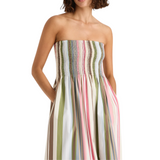 Jamie Midi Dress Meleu Stripe