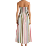 Jamie Midi Dress Meleu Stripe