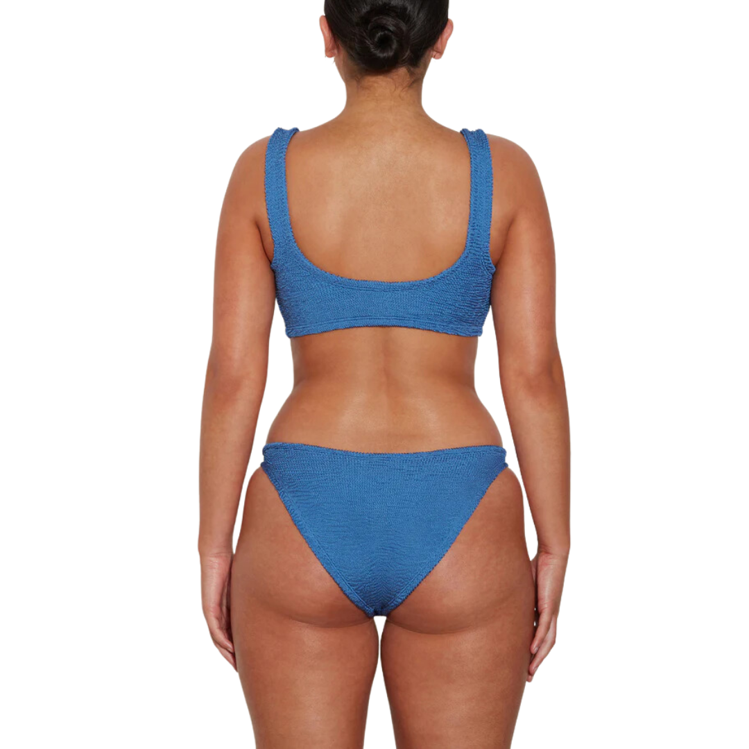 Juno Bikini Metallic Denim