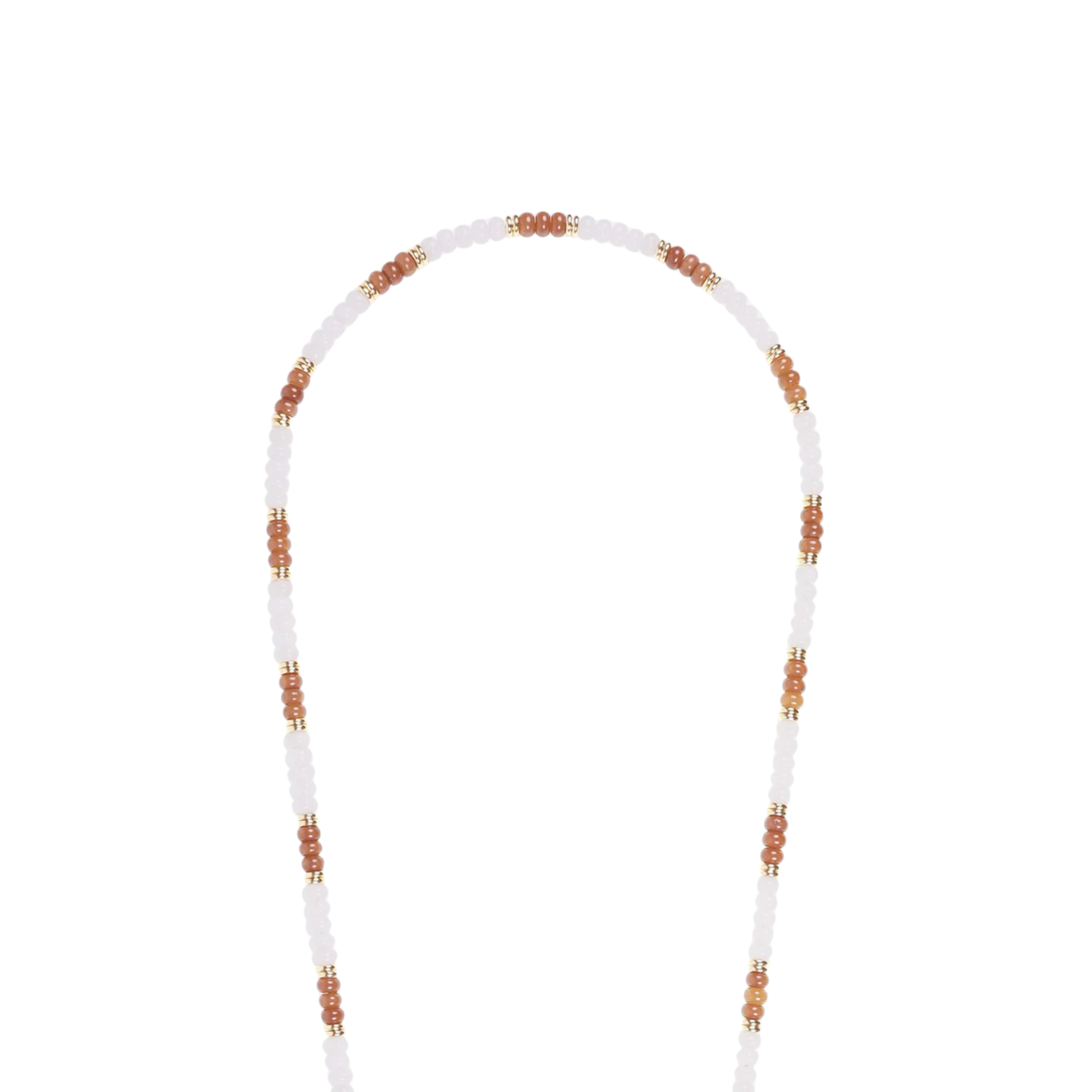 Joy Pearl Chain White 120cm