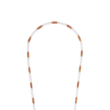 Joy Pearl Chain White 120cm