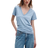 The Slub Vee Tee Haze Blue