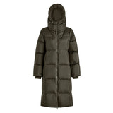 Katya Down Puffer Olive Metallic