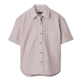 Connie SS Shirt Brown Stripe