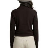 Chocolate Mousse Turtleneck Jumper