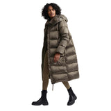 Katya Down Puffer Olive Metallic