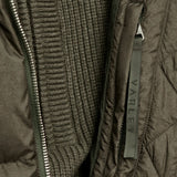 Katya Down Puffer Olive Metallic