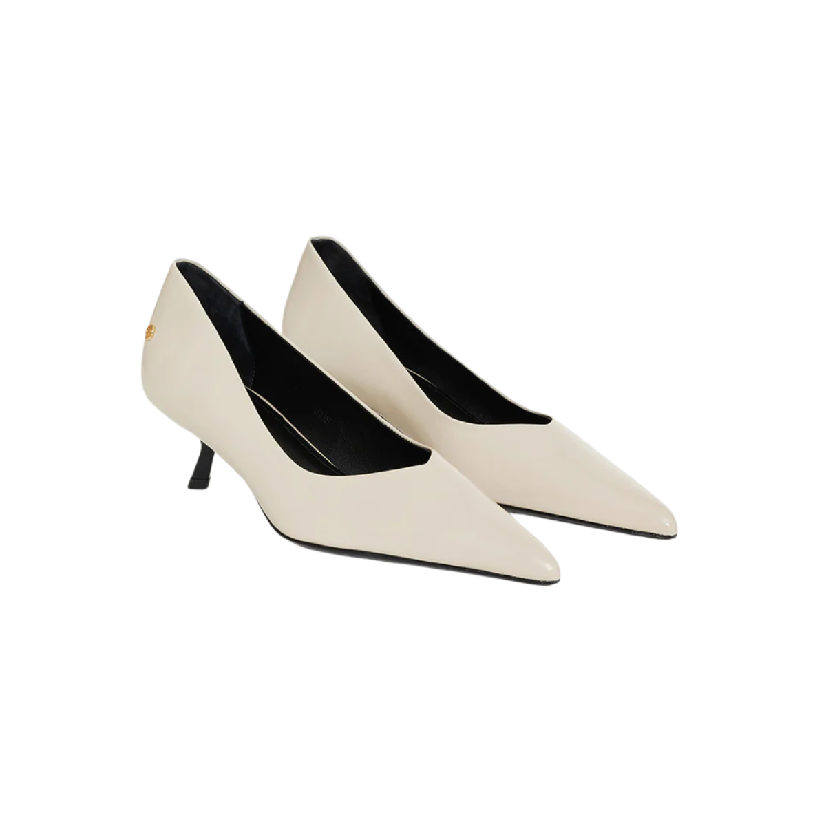 Hilda Pumps- High Shine Bone