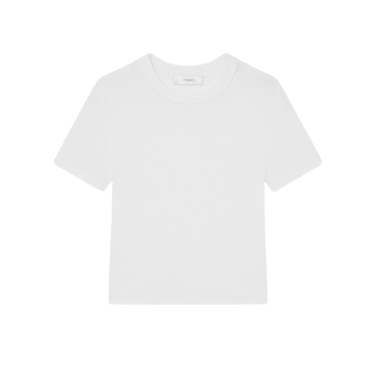 Rib Baby Tee- White