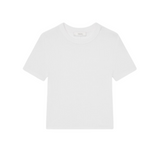 Rib Baby Tee- White