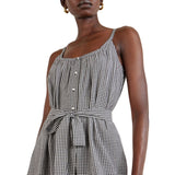 Nevita Dress Black Gingham