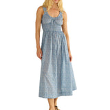 Emmaretta Dress Blue Garden Bloom