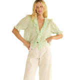Henri Top Seafoam