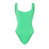 Square Neck Swimsuit Lime