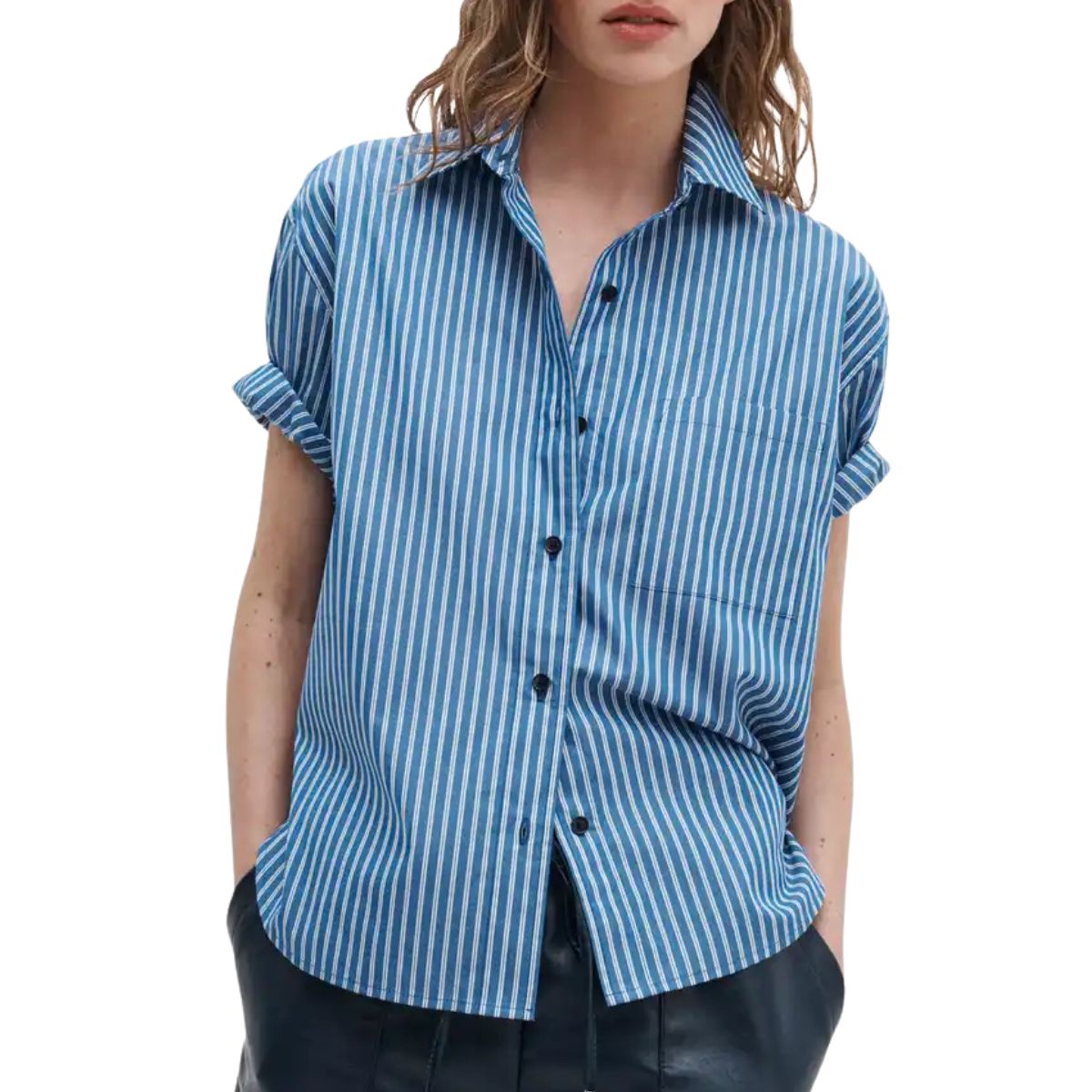 Connie Shirt Blue Stripe