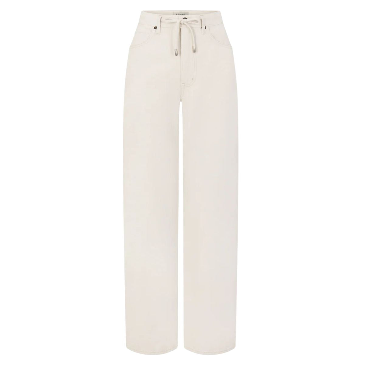 The Off Duty Drawstring Bow Ecru