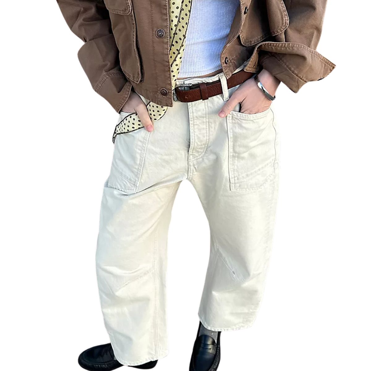 Moxi Boyfriend Jean Dusty Roads