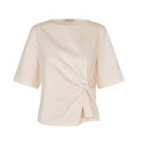 Arkai Drape Tee Eggnog