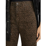 The Bow Crop Jean Flocked Sandcat