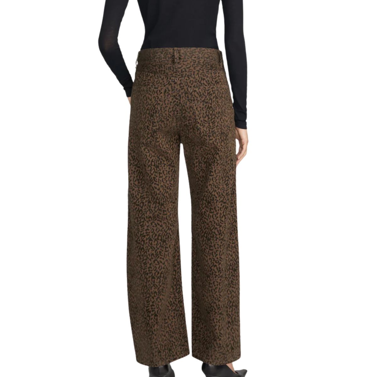 The Bow Crop Jean Flocked Sandcat