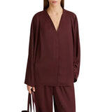Marby Blouse Bordeaux