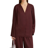 Marby Blouse Bordeaux