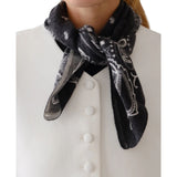 Cashmere Paisley Scarf Black