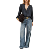 Cessia Loose-Fitting Shirt Blue