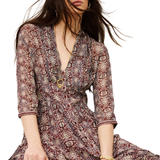 Dazzle Burgundy Dress