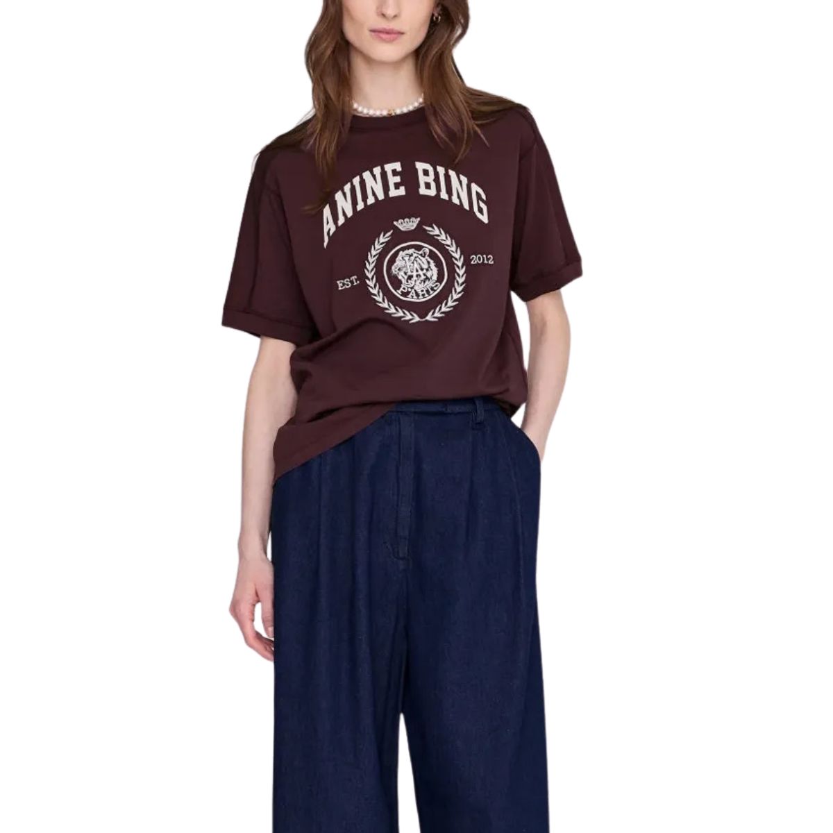 Cade Tee Collegiate Burgundy