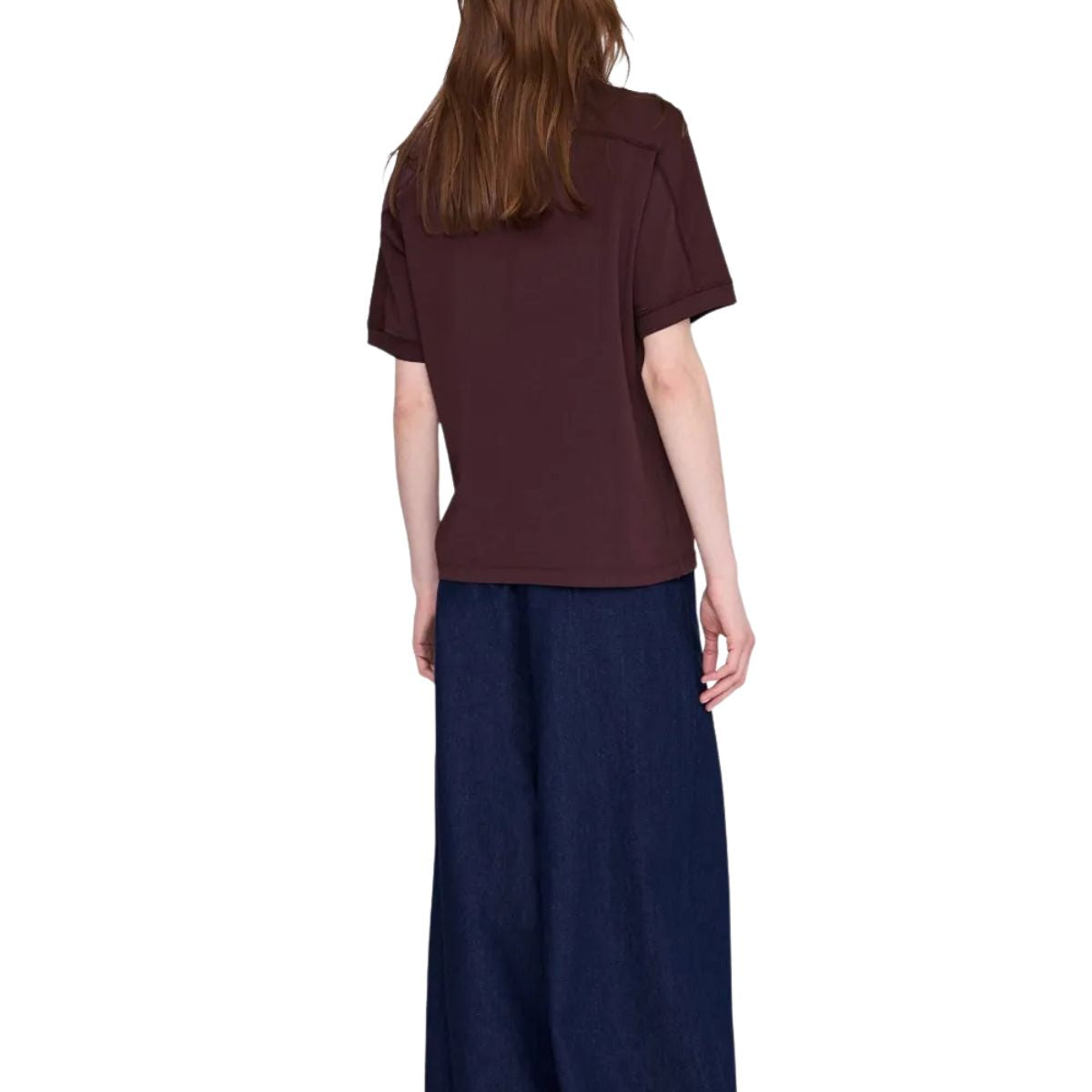 Cade Tee Collegiate Burgundy