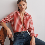Connie Red/White Stripe Shirt
