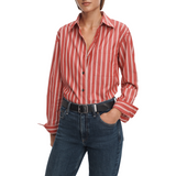 Connie Red/White Stripe Shirt