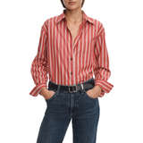 Connie Red/White Stripe Shirt