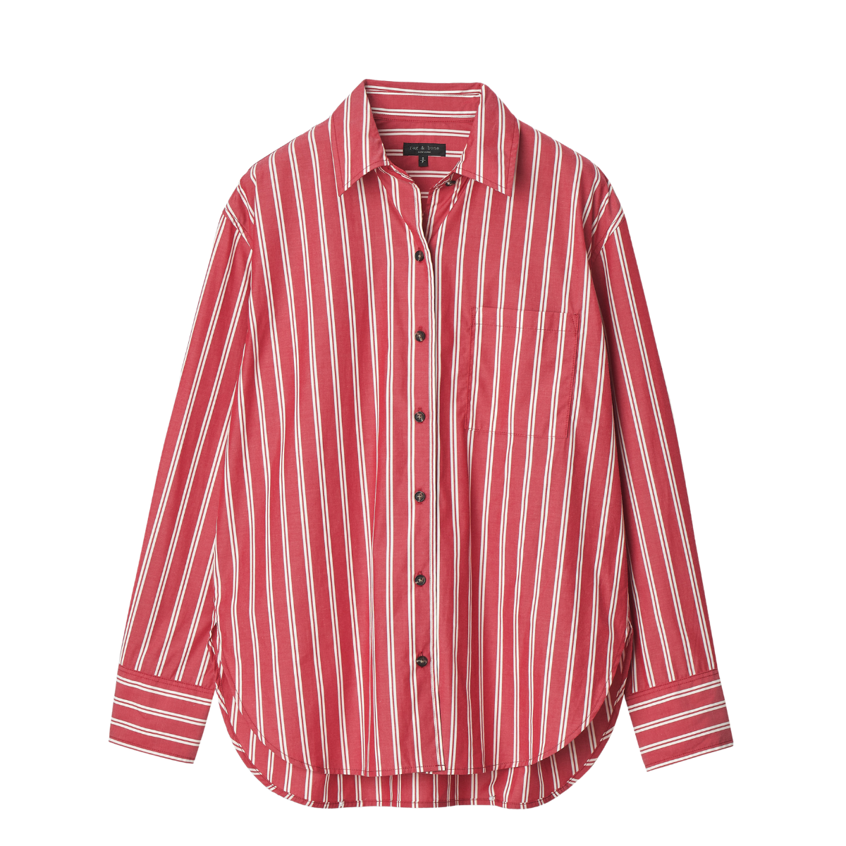 Connie Red/White Stripe Shirt