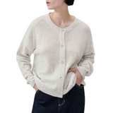 Damsville Gris Chine Grey Cardigan