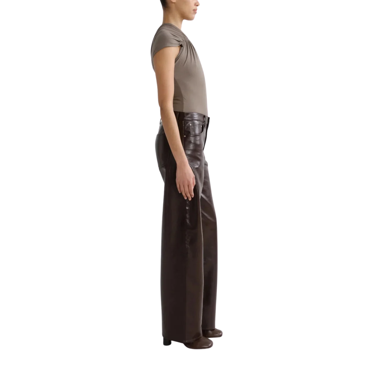 Arc 32 Recycled Leather Pants Madera