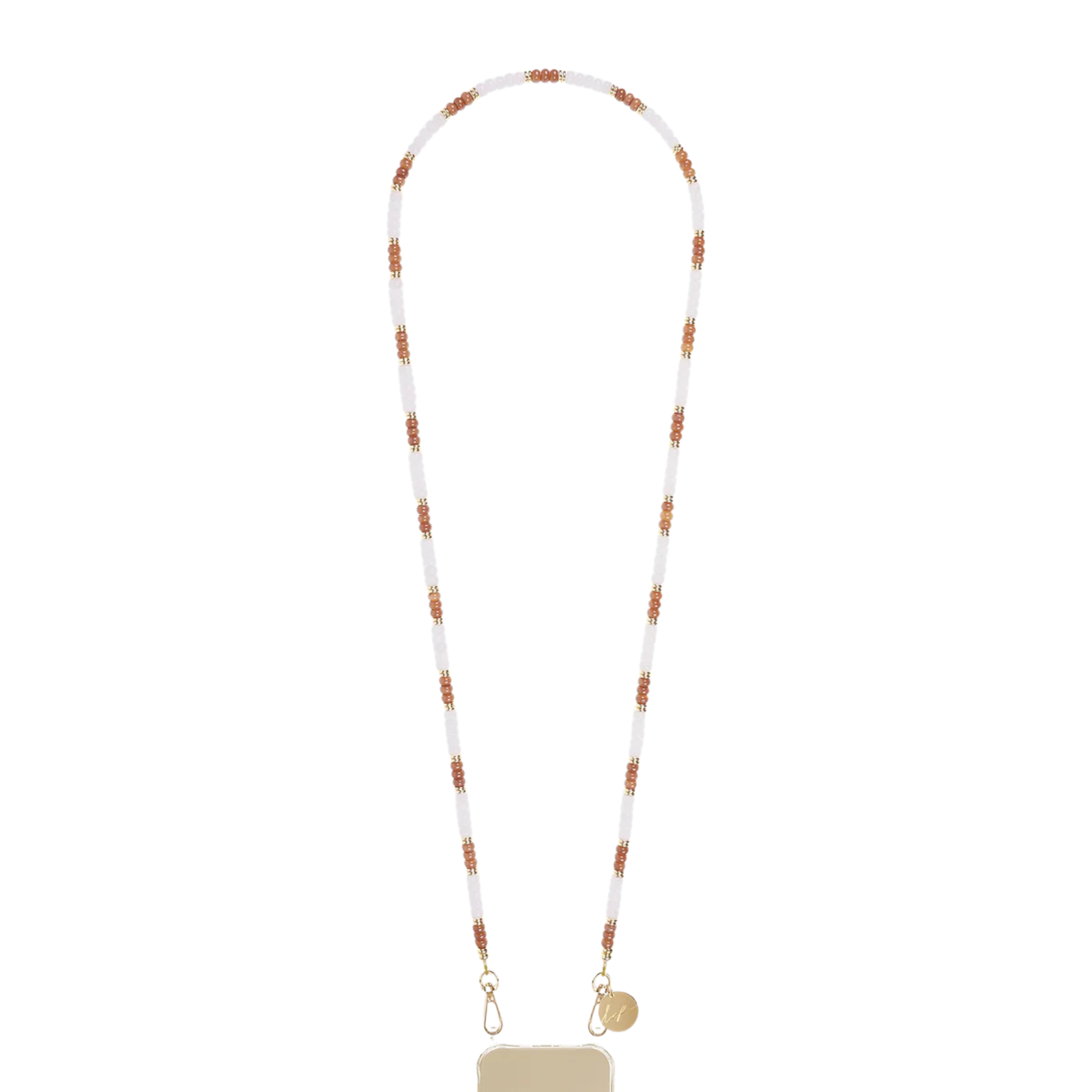 Joy Pearl Chain White 120cm